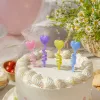 Colorful heart-shaped spiral candles for festival decoration, scented candles for home use, creating a romantic atmosphere details Picture